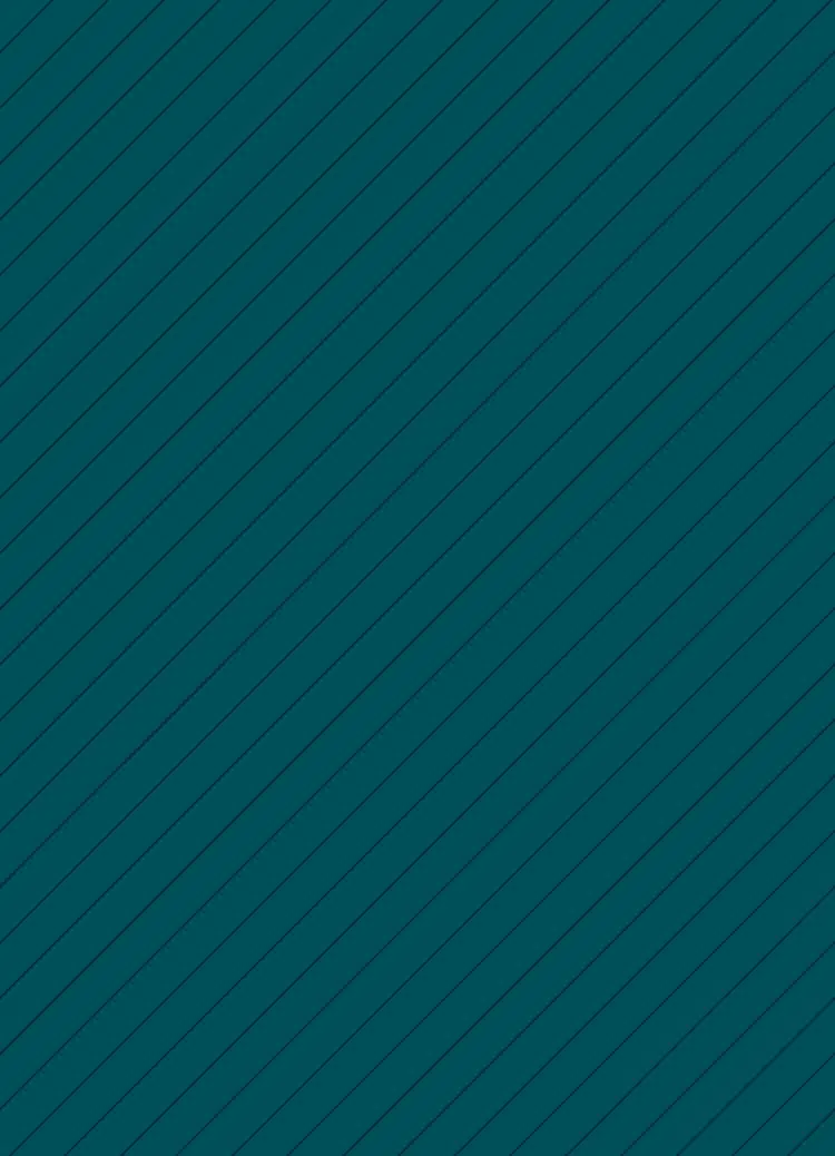 Teal background with evenly-spaced diagonal stripe texture, clean minimalist design, no text or subjects